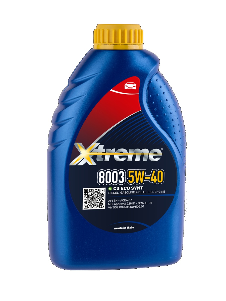 Олива моторна Xtreme 8003 C3 ECO SYNT SAE 5W-40 (повна синтетика)/1л